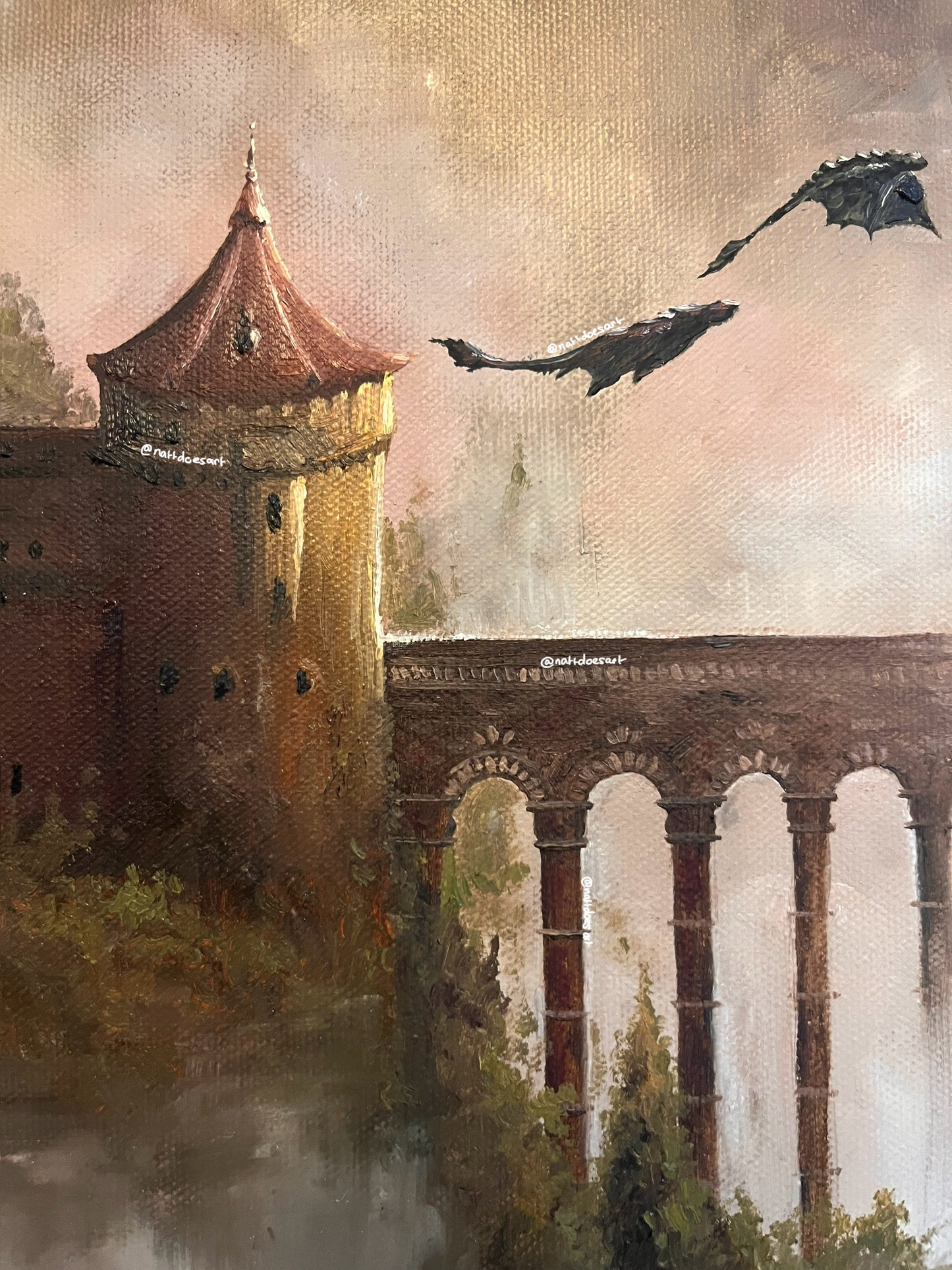 BASGIATH (‘Fourth Wing’ inspired) paper print